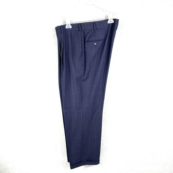 Polo University Club Ralph Lauren Mens 42L 40x Wool Suit Windowpane Quiet Luxury - Picture 5 of 16